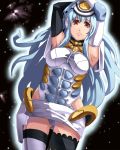  blue_hair elbow_gloves gloves hutene kos-mos long_hair red_eyes solo thigh-highs thighhighs xenosaga xenosaga_episode_i 