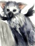  animal animal_ears beak black_eyes cat_ears creature griffin griffon humio solo the_last_guardian trico trico(char) trico_(character) wings 