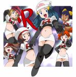  hainchu haruka_(pokemon) hikari_(pokemon) iris_(pokemon) kasumi_(pokemon) miniskirt pokemon serena_(pokemon) skirt team_rocket_(cosplay) touko_(pokemon) 
