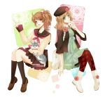  amnesia_(idea_factory) brothers_conflict brown_hair crossover green_eyes heroine_(amnesia) hinata_ema reki_(artist) 