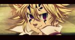  1boy background blood eyes highres kozureokami20 meliodas nanatsu_no_taizai solo 