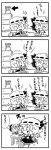  /\/\/\ 2girls 4koma :3 :d ascot blush bow brooch chair chest_of_drawers chopsticks closed_mouth comic commentary_request directional_arrow dish dress flandre_scarlet flying_sweatdrops food fork greyscale hat hat_bow highres jewelry mob_cap monochrome motion_lines multiple_girls noai_nioshi one_side_up open_mouth puffy_short_sleeves puffy_sleeves remilia_scarlet short_sleeves smile sparkle stitches sweatdrop table thought_bubble touhou translation_request wings |_| 