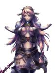  breasts chain chains cleavage_cutout club crown frills garter_belt headset homex large_breasts long_hair megurine_luka panties pink_hair robot_ears side_slit solo spikes thigh-highs thighhighs thong underwear vocaloid weapon 