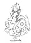  halo_(game) keshin master_chief minigirl monochrome sketch smile 