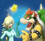  &gt;_&lt; angry arguing bodysuit bowser hankerchief luma mario_kart nintendo rosalina spiked_collar star super_mario_bros. super_mario_galaxy tagme 