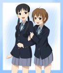  black_hair brown_eyes brown_hair endou_michiko extra inou_hiroaki k-on! kikuchi_tae long_hair mole short_hair twintails 