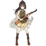  1girl girls_frontline solo type_63_assault_rifle type_63_assault_rifle_(girls_frontline) 