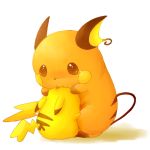  commentary_request lowres no_humans pikachu pokemon pokemon_(creature) raichu 