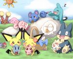  character_request commentary dreaming easter_egg moorina panicking pokemon scared togepi 