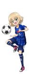  1girl football football_uniform girls_und_panzer katyusha simple_background solo sportswear white_background 