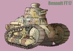  earasensha military military_vehicle original renault_ft17 tank vehicle world_war_i 