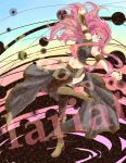  boots double_lariat_(vocaloid) headphones kuuhen long_hair megurine_luka midriff navel pink_hair thigh-highs thighhighs vocaloid 