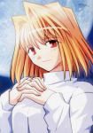  arcueid_brunestud blonde_hair highres moon red_eyes scan tsukihime 