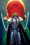  cloak dark_elf drizzt_do&#039;urden drow dual_wield elf forgotten_realms hood scimitar sword white_hair 