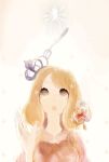 :o bad_id blonde_hair bow brown_eyes crown flower fork ribbon short_hair spider traditional_media xxxxakixxxx 