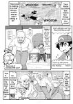 comic gouguru monochrome pikachu pokemon satoshi_(pokemon) translated 