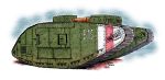  2012 artist_request highres mark_i_tank military military_vehicle no_humans original tank vehicle world_war_i 