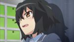  animated animated_gif black_hair glasses multiple_girls school_uniform violence vivid_strike! white_hair 