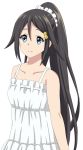  black_hair blue_eyes cp9a dress female izumi_reina long_hair musaigen_no_phantom_world ponytail solo 