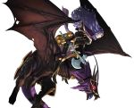  1girl armor axe battle_axe black_armor black_boots boots breasts camilla_(fire_emblem_if) capelet dragon fire_emblem fire_emblem_heroes fire_emblem_if glowing glowing_eyes high_heel_boots high_heels highres holding holding_weapon large_breasts leather long_hair marzia_(fire_emblem_if) official_art purple_hair riding thigh-highs thigh_boots thighs tiara transparent_background very_long_hair wavy_hair weapon wyvern 