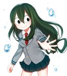  1girl asui_tsuyu boku_no_hero_academia green_hair long_hair ongyageum school_uniform 