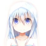  blue_eyes blue_hair hibiki_(kantai_collection) kantai_collection smile sorahachi_(sora823) 