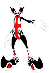  \m/ aged_up arm_at_side black_eyes black_footwear black_skin closed_mouth collar colored_skin cool_cool_toon earrings facing_viewer flame_print full_body grey_outline gyoubu_ippei ival_(cool_cool_toon) jewelry jpeg_artifacts looking_at_viewer moon_(ornament) no_humans official_art pointy_footwear red_collar sharp_teeth simple_background single_earring skirt snk solo tachi-e teeth third-party_source toon_(style) two-tone_footwear white_background white_footwear white_skirt 