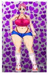  pink_hair tagme thighs wide_hips 