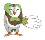  dartrix full_body highres no_humans official_art pokemon pokemon_(creature) pokemon_sm simple_background solo 