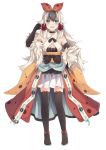  1girl personification pokemon solo volcarona white_hair 