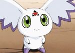  animated animated_gif blush culumon digimon green_eyes 