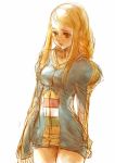  1girl blonde_hair blush branch_(blackrabbits) final_fantasy_tactics 