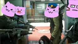   &gt;:) 5boys airport armor call_of_duty call_of_duty:_modern_warfare_2 elevator elevator_operator emoji game_screenshot grape-flavored_blobcat gun hat holding holding_gun holding_weapon looking_at_viewer meme multiple_boys no_russian_(meme) non-web_source off-topic police_hat scene_reference v-shaped_eyebrows vladimir_r_makarov weapon