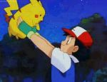  animated animated_gif pikachu pokemon pokemon_(anime) pokemon_(creature) satoshi_(pokemon) throwing 