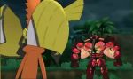 10s animated animated_gif attack buzzwole pokemon pokemon_sm tapu_koko ub-02_absorption ultra_beast 