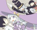  2boys 2girls brother_and_sister couple dress hat multiple_boys multiple_girls saint-germain sekkachi_hakushaku_to_jikan_dorobou tokitada_michelle tokitada_suguru white_hair yubutsu_magokoro 