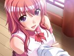  1girl game_cg hime_to_majin_to_koi_suru_tamashii_(game) long_hair open_mouth redhead violet_eyes 