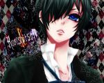  black_hair blue_eyes ciel_phantomhive kuroshitsuji short_hair 