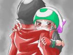  black_hair father_and_son gloves hat hug jacket pokemon red_eyes ruby_(pokemon) senri_(pokemon) tagme 