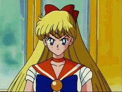 2girls aino_minako animated animated_gif bad_tag bishoujo_senshi_sailor_moon bishoujo_senshi_sailor_moon_r blonde_hair blue_eyes crescent_beam crescent_beam_shower gigaros light red_eyes sailor_venus tiara