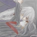  blue_eyes couple grey_hair hiver_laurant jacket marchen_von_friedhof sound_horizon suit yaoi yellow_eyes 