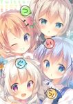  character_request gochuumon_wa_usagi_desu_ka? hoto_cocoa kafuu_chino kantai_collection kashima_(kantai_collection) mitsumomo_mamu 