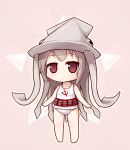 chibi command_and_conquer command_and_conquer:_red_alert_2 giant_squid hammer_and_sickle jitome langbazi long_hair personification red_eyes school_swimsuit squid swimsuit