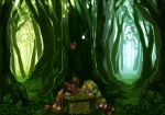  fairy forest hat landscape link majora's_mask nature nintendo skull_kid sleeping tael tatl the_legend_of_zelda tree 