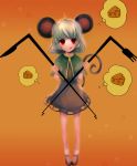  :d :q cheese grey_hair mouse_ears mouse_tail nazrin red_eyes short_hair tail tongue touhou weda_(artist) 
