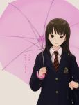  kokudou_juunigou necktie original route_12 school_uniform umbrella 