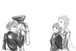  4girls anna_(frozen) character_request couple elsa_(frozen) frozen_(disney) happy highres incest monochrome multiple_girls sailen siblings sisters yuri 