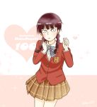  1boy artist_request crossdressinging kageyama_shigeo mob_psycho_100 school_uniform skirt solo trap twin_braids wig 