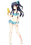  1girl absurdres blush choujigen_game_neptune female highres neptune_(series) solo standing swimsuit tagme uni_(choujigen_game_neptune) water_gun 