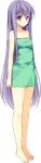  1girl absurdres fujimori_yuu full_body highres koikishi_purely_kiss long_hair purple_hair simple_background solo violet_eyes white_background yuuki_hagure 